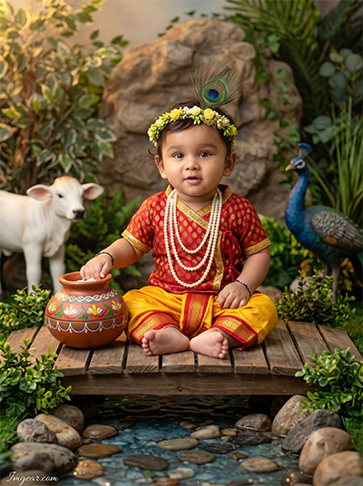 Baby Krishna Prompt For Gemini AI