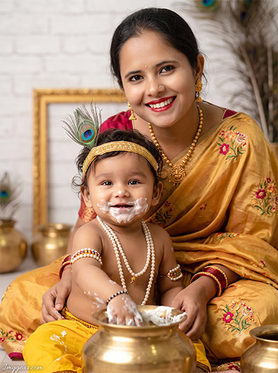 Baby Krishna Prompt Gemini