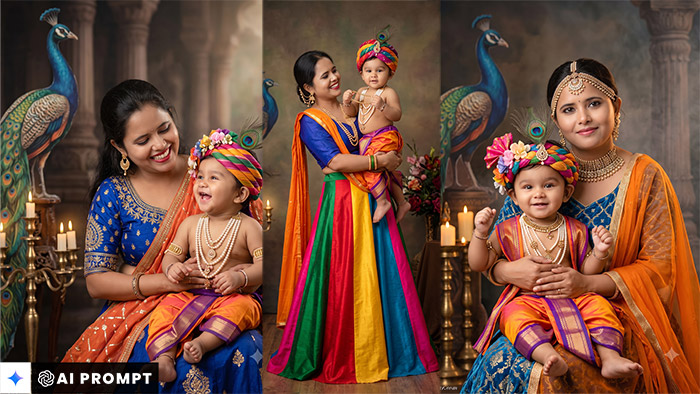 Baby Krishna Prompt for Gemini AI 5 Realistic Photo Editing Prompts