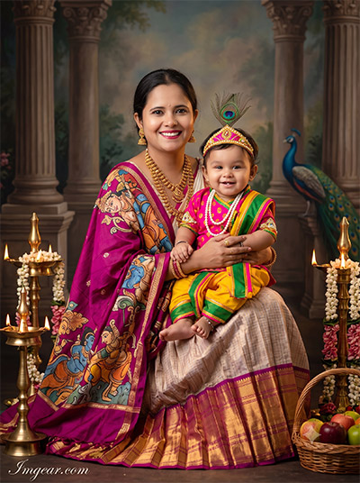 Cute Baby Krishna Prompt