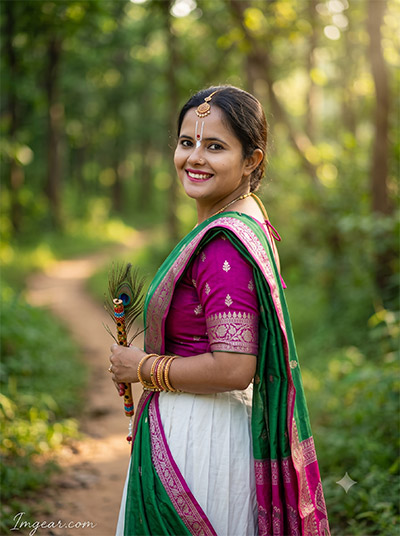 Krishna Prompt Girl