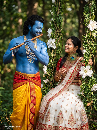 Radha Krishna Couple Prompt For Gemini AI