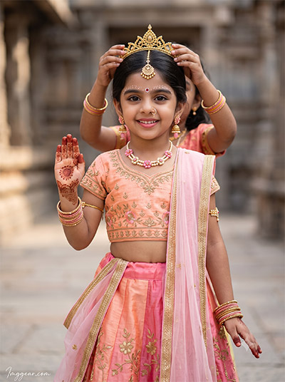 Radha Krishna Prompt for Baby Girl