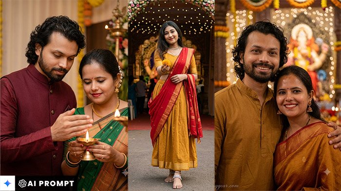5 Best ChatGPT Lalbaugcha Raja AI Photo Prompts For Boy, Girl And Couple