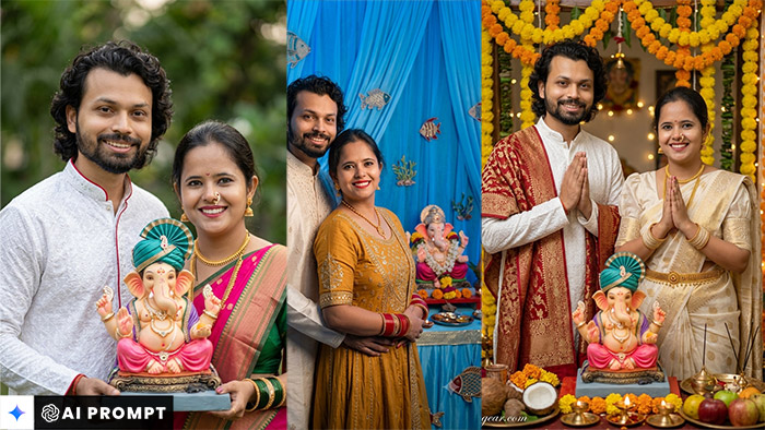 5 Stunning Ganesh Chaturthi AI Photo Prompt