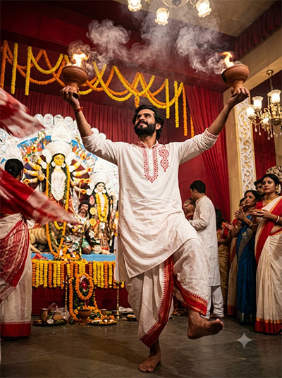 ChatGPT Durga Puja Photo Editing Prompts For Boys