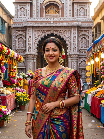 ChatGPT Durga Puja Photo Editing Prompts For Girls