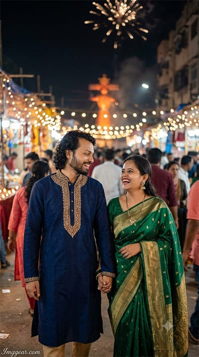 ChatGPT Dussehra AI Photo Prompts For Couple