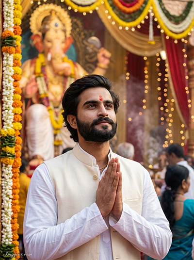 ChatGPT Lalbaugcha Raja AI Photo Prompts