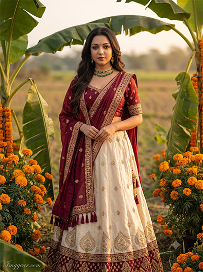 ChatGPT Lehenga Photo Prompts