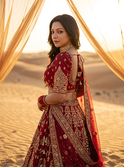 ChatGPT Lehenga Photo Prompts
