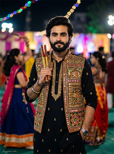 ChatGPT Navratri Garba Boys AI Photo Prompts