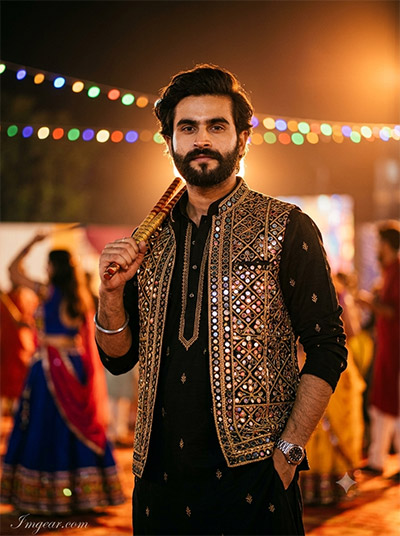 ChatGPT Navratri Garba Boys AI Photo Prompts