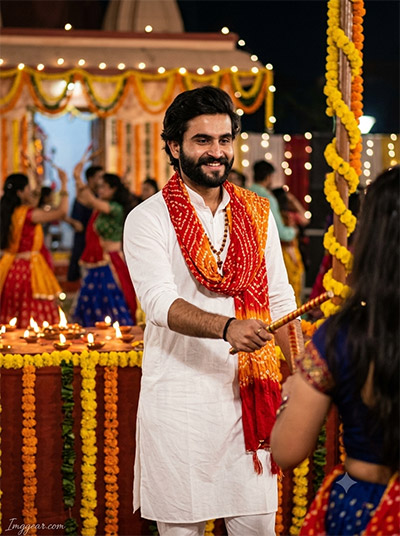ChatGPT Navratri Garba Boys AI Photo Prompts