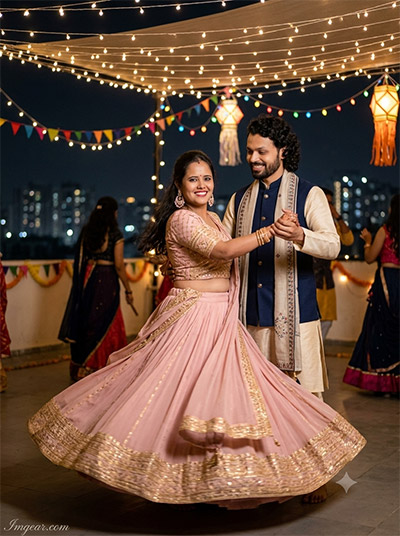 ChatGPT Navratri Garba Couple AI Photo Prompts