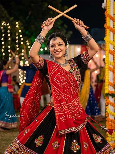 ChatGPT Navratri Garba Girls AI Photo Prompts