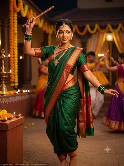 ChatGPT Navratri Garba Girls AI Photo Prompts