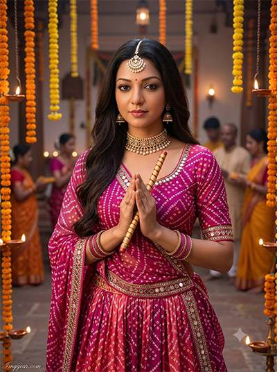 ChatGPT Navratri Garba Girls AI Photo Prompts