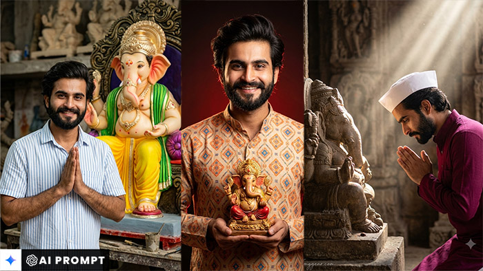 Create Magic Best ChatGPT Ganesh Chaturthi Photo Editing Prompt