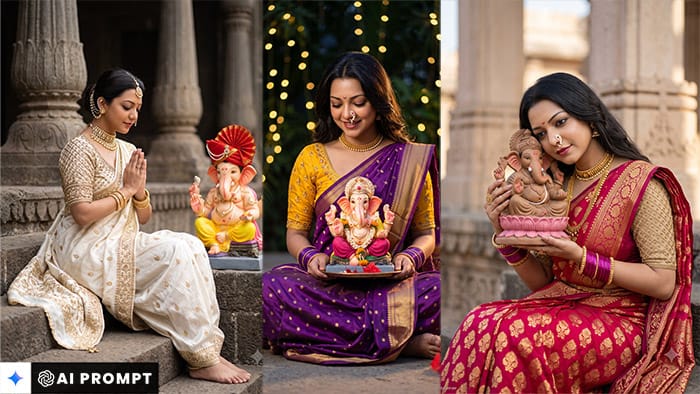 Cute 3d Ganesh Chaturthi ChatGPT Prompt For Girls (Copy Paste)