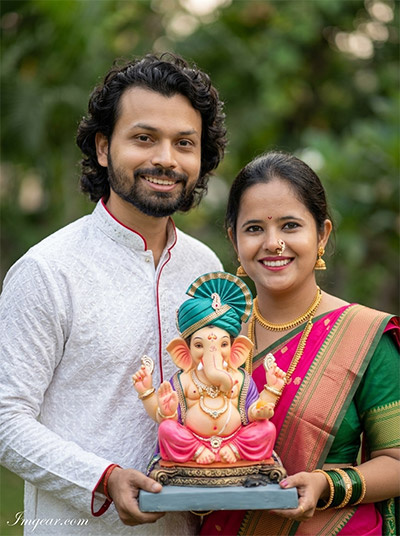 Ganesh Chaturthi AI Photo Prompt