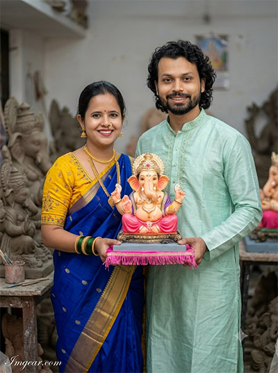 Ganesh Chaturthi AI Photo Prompt