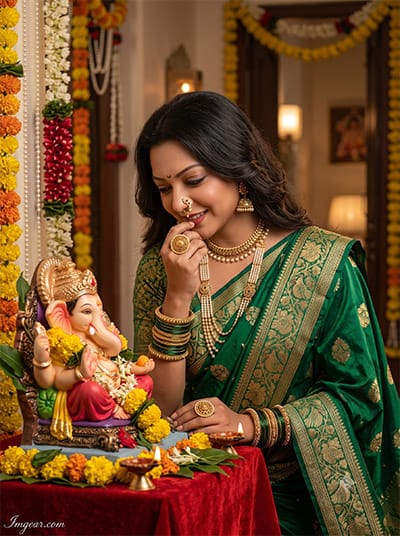 Ganpati Bappa Hug AI Prompt