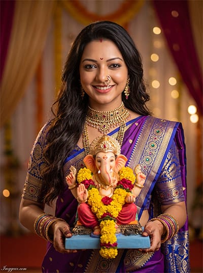 Ganpati Bappa Hug AI Prompt