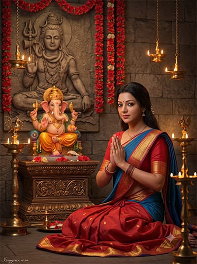 Ganpati Bappa Hugging Prompt