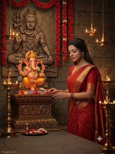 Ganpati Bappa Hugging Prompt