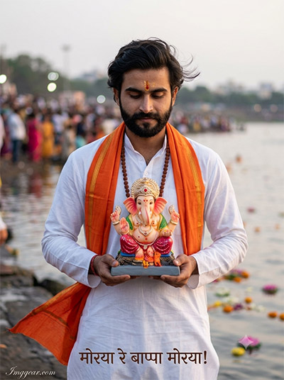 Ganpati Visarjan AI Prompts