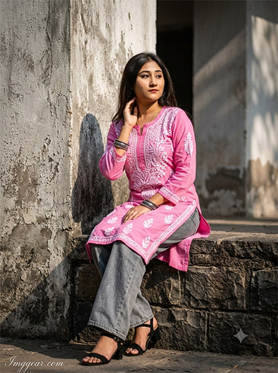 Gemini AI Girl In Kurti Denim Prompts