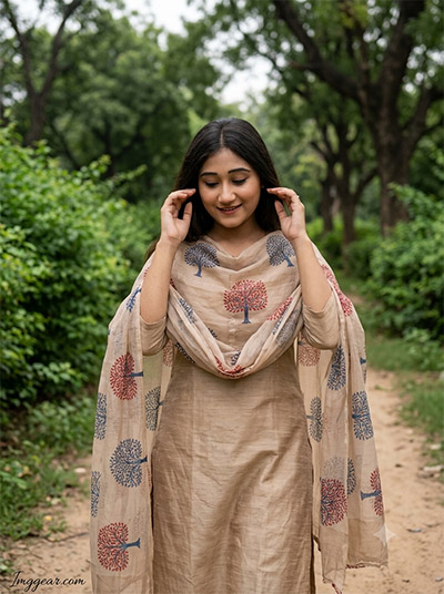 Gemini AI Girl In Kurti Prompt