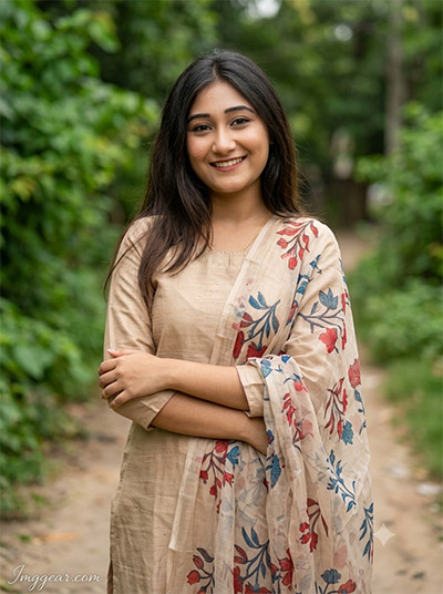 Gemini AI Girl In Kurti Prompt