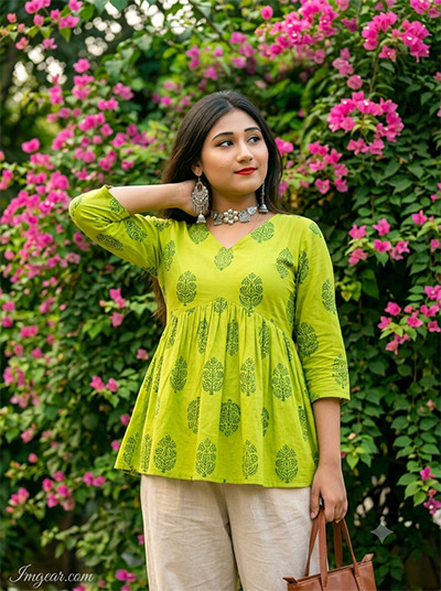 Girls In Kurti AI Prompts
