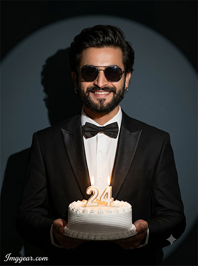 Happy Birthday AI Prompt For Men Instagram