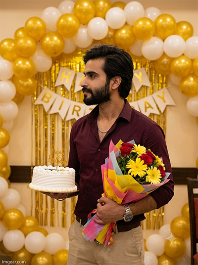 Happy Birthday AI Prompt For Men Instagram