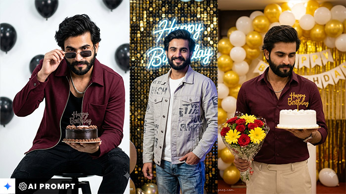 Happy Birthday AI Prompt For Men Instagram (45 & 169 Prompts)