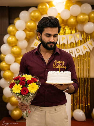 Happy Birthday AI Prompt For Men Instagram