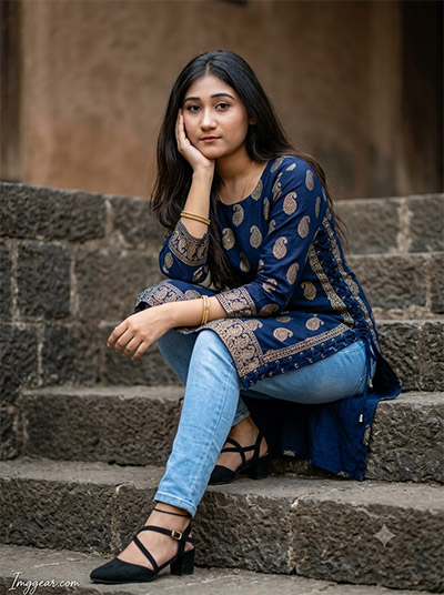 Kurti And Denim Jeans Gemini Prompt