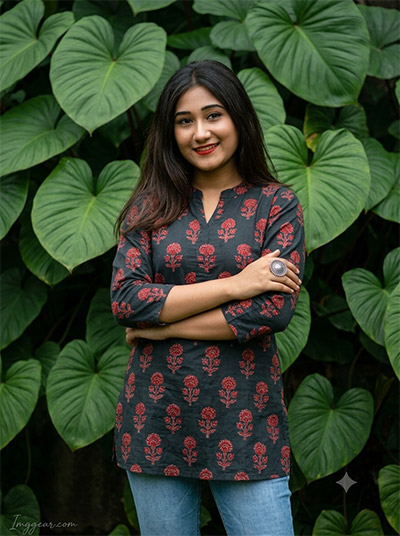 Kurti And Denim Jeans Gemini Prompt