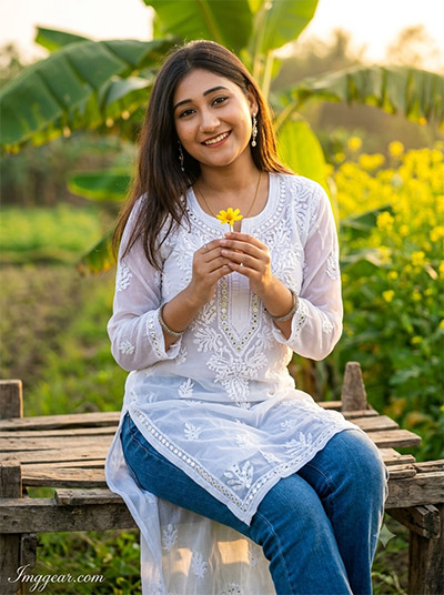 Kurti And Denim Jeans Gemini Prompt