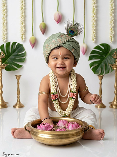 Lord Krishna AI Prompts With Me