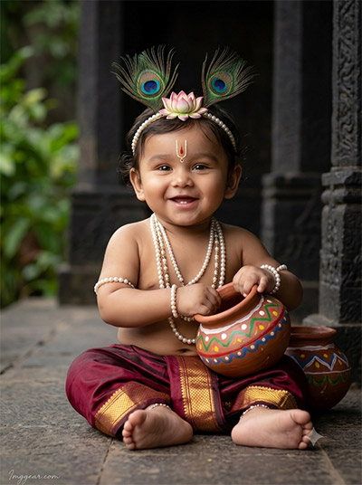 Lord Krishna AI Prompts With Me