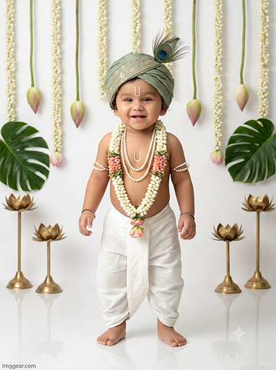 Lord Krishna AI Prompts With Me