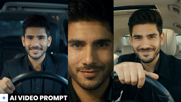 Mercedes Car AI Video Prompt for Viral Reels – Google Flow AI