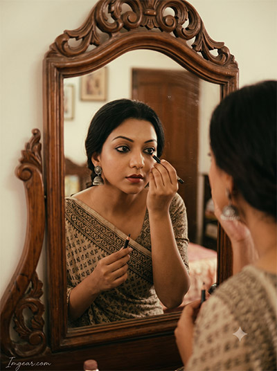Mirror Kajal Look AI Photo Editing Prompts