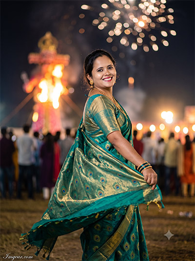 Navratri 9 Days 9 Colors AI Photo Prompts 2026
