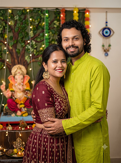 Photo With Bappa AI Prompt