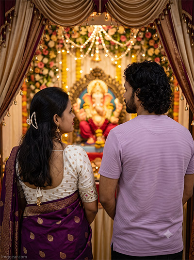 Photo With Bappa AI Prompt